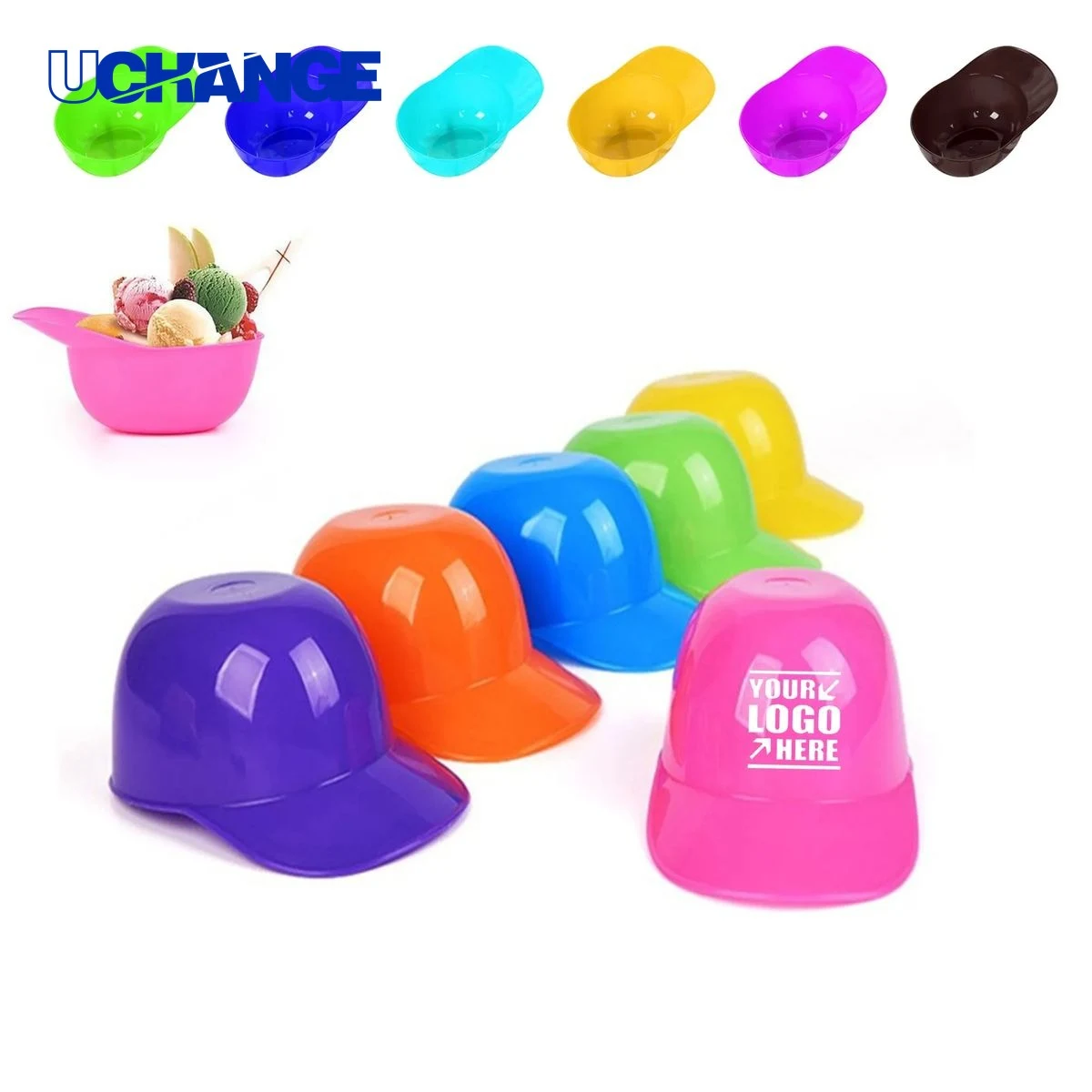 Baseball Helmet Shaped Ice Cream Dessert Bowl 1