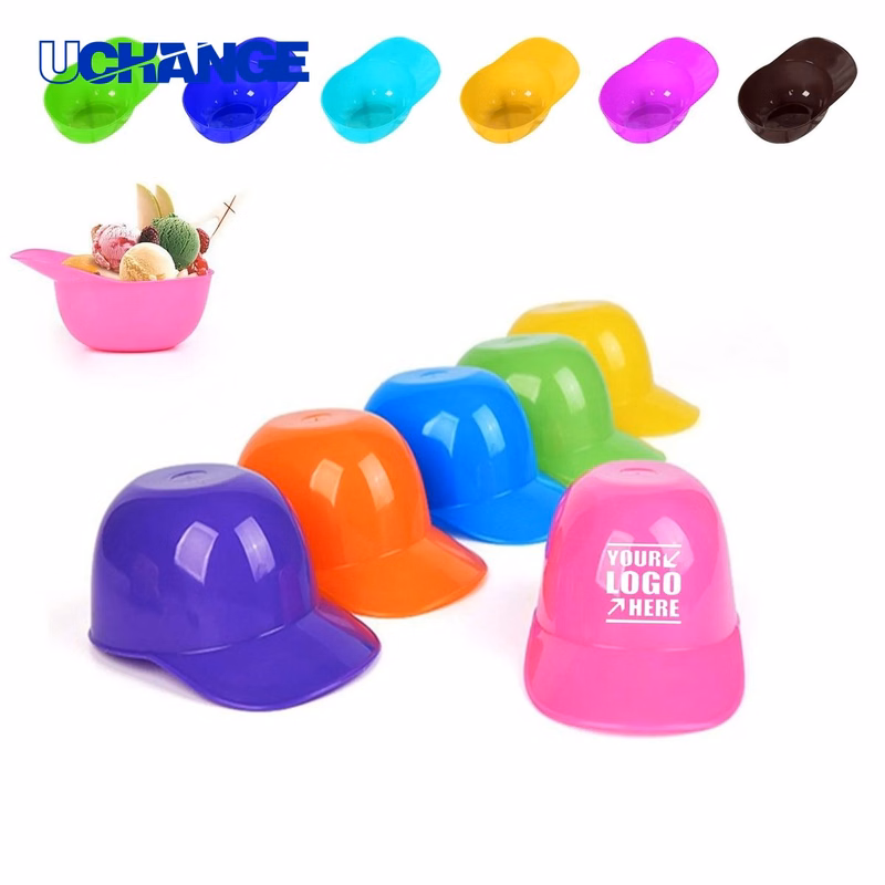 Baseball Helmet Shaped Ice Cream Dessert Bowl