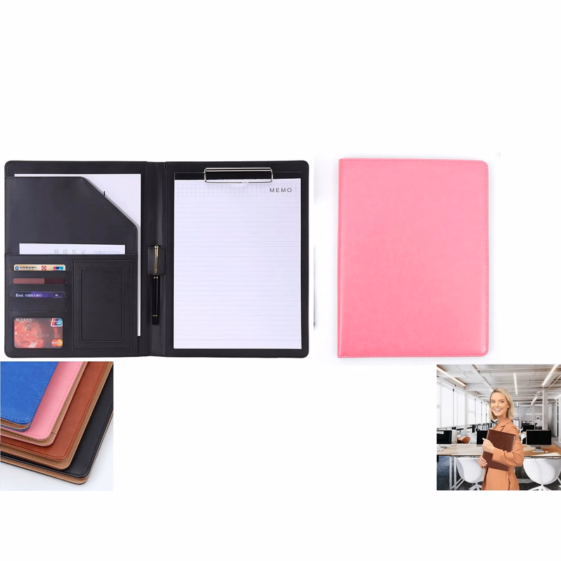 A4 PU Cover Folder w/ card slot
