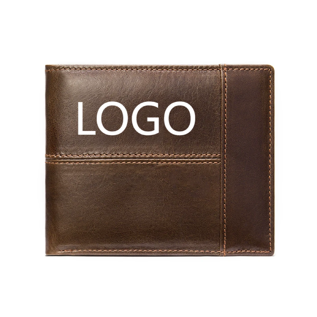 Customizable Logo Leather Wallet 1