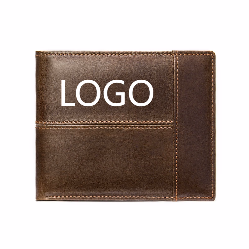 Customizable Logo Leather Wallet