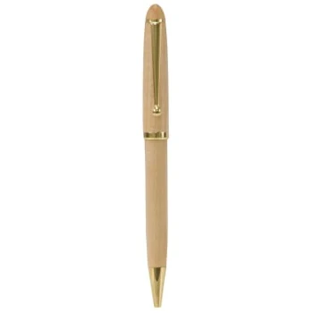 Laser Engraved Maple Ball Point Pen 1