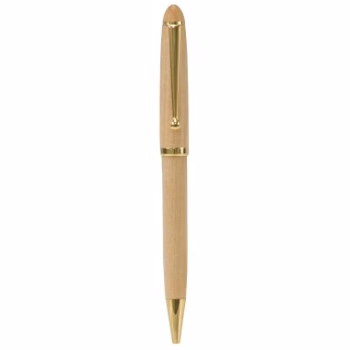 Laser Engraved Maple Ball Point Pen