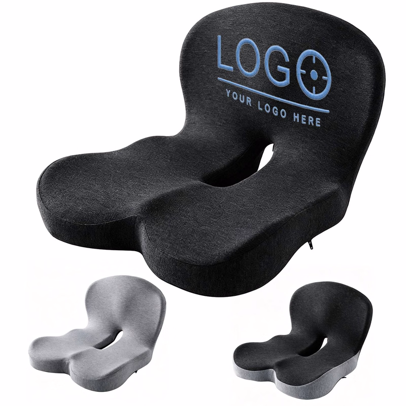 Memory Foam Seat Cushion with Back Support
