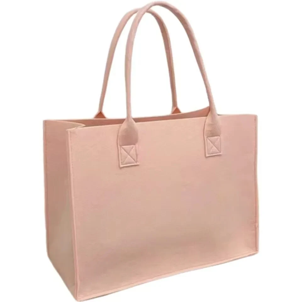 11.8 inch customizable felt cloth tote bag 1
