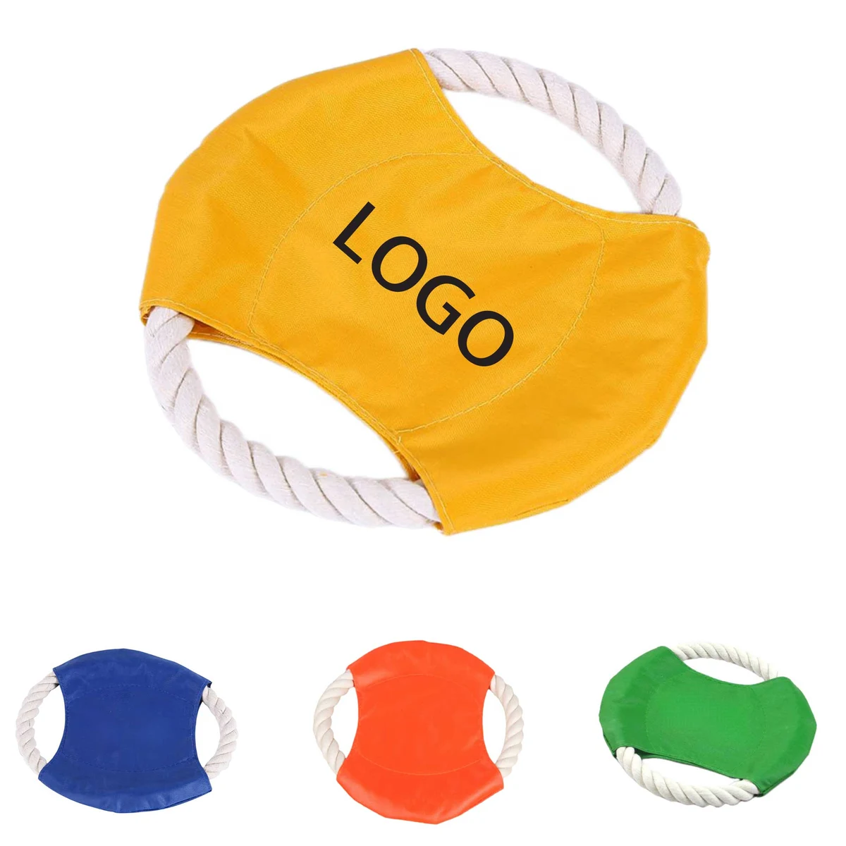 Durable Flying Disc Rope Squeaker Toy 1