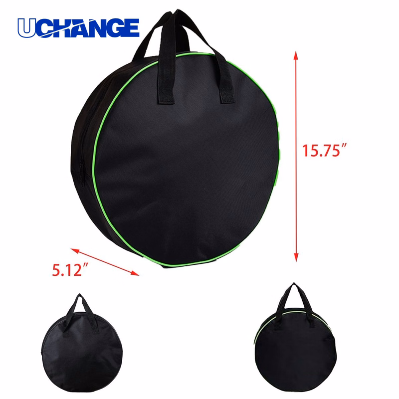 Round Water-Resistant Charging Cord Storage Bag