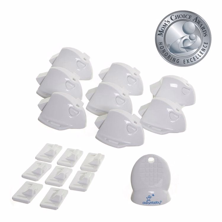 Adhesive Mag Locks - 8 Locks 1 Key