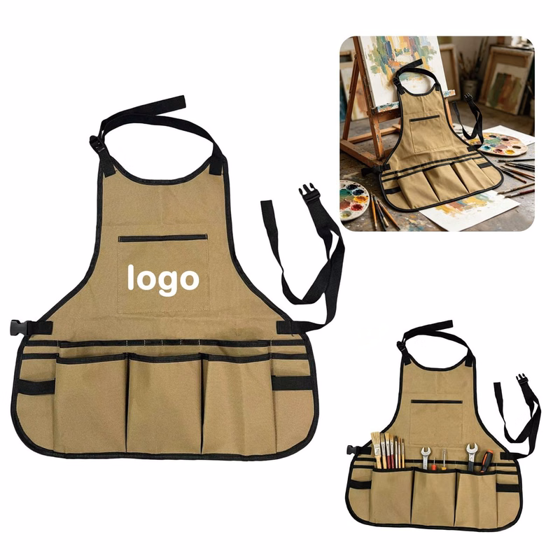 Multi-Pocket Work Apron