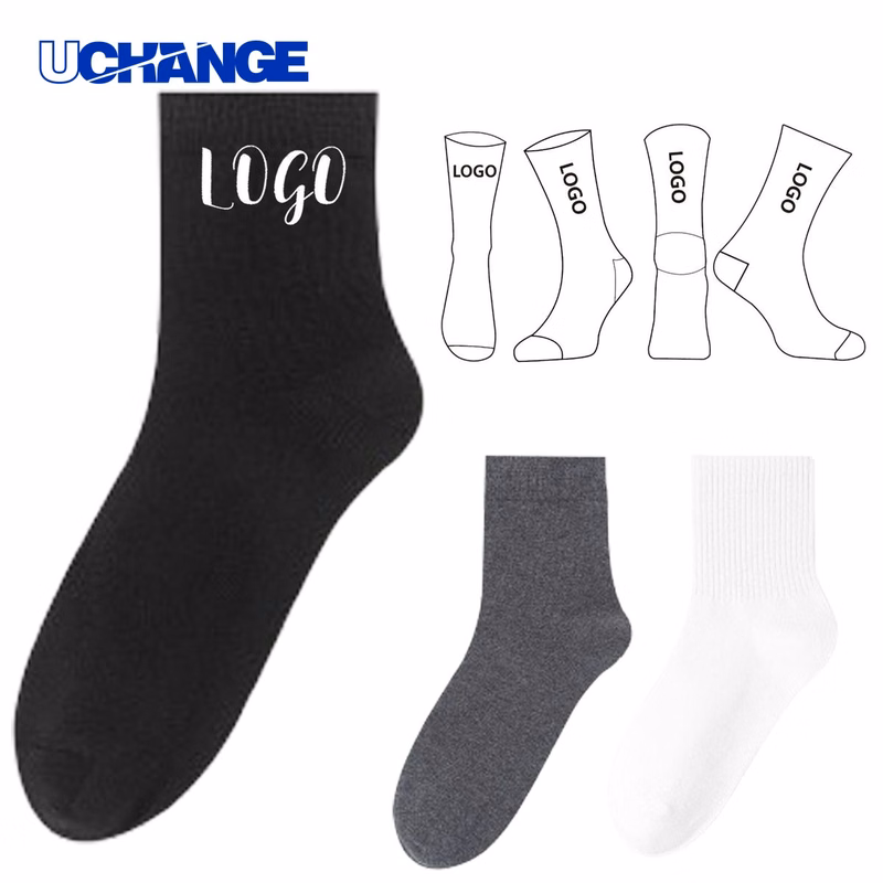 Jacquard Patterned Crew Socks