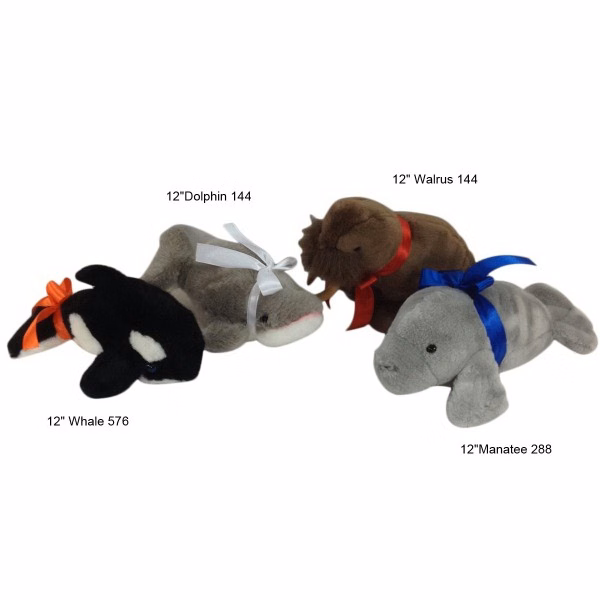 12" Plush Dolphin (Closeout)