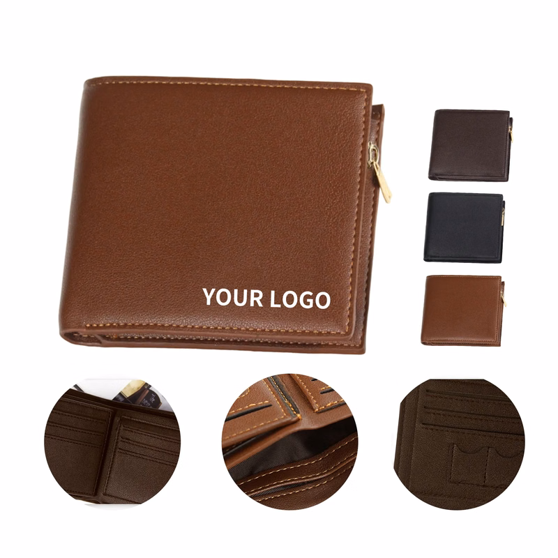 Microfiber Leather Wallet with Anti-Magnetic Lining