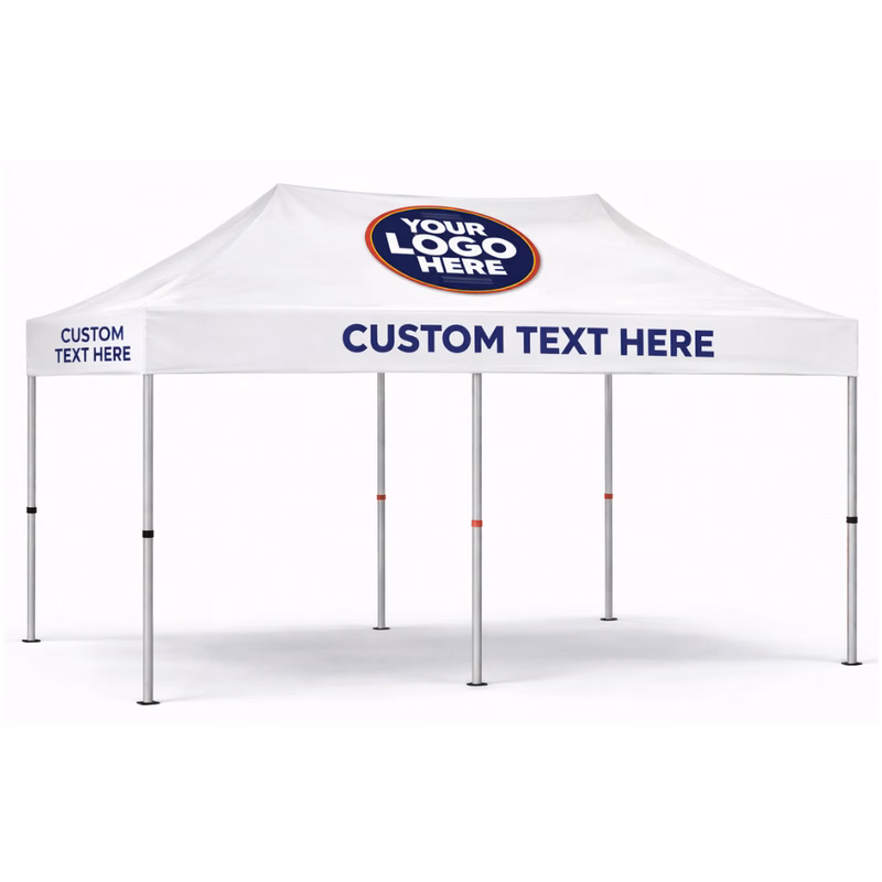 15'x10' White Tent With Logo