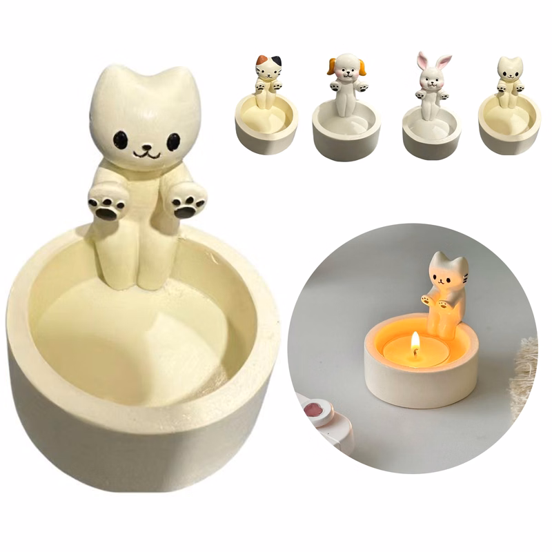 Cat Candle Holder