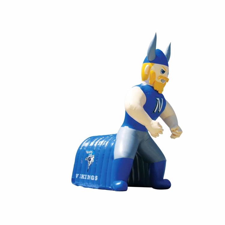 Inflatable tunnel Run-Through, 15' Inflatable Mascot - 30'L x 8'H