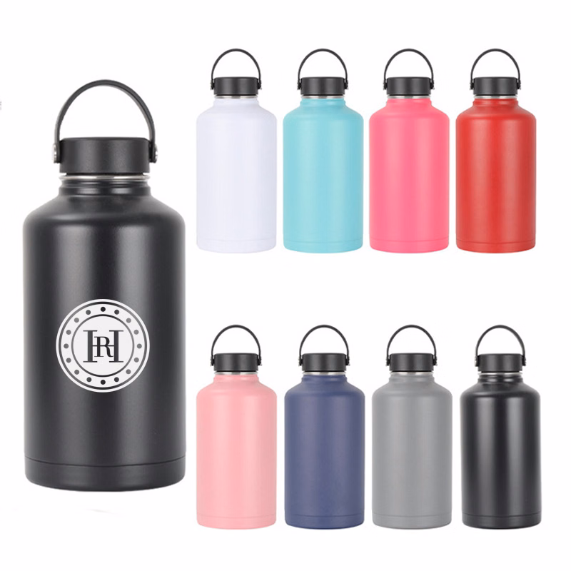 64 Oz. Double Wall Stainless Steel Bottle