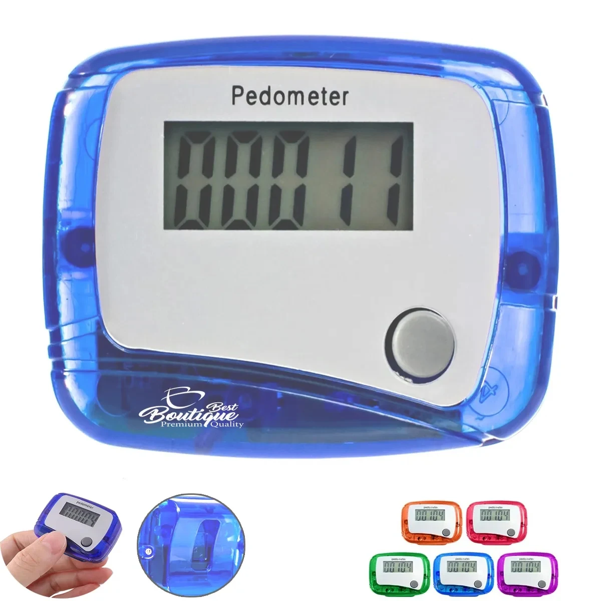 E-Carry Single Function Outdoor Clip-on Pedometer 1