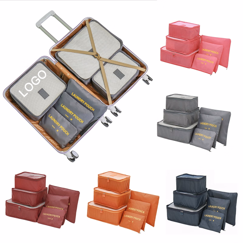 6PCS Travel Laundry Pouch Set