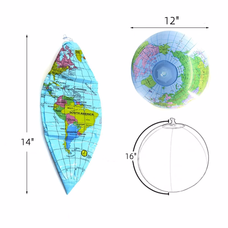 16" Globe Beach Ball MOQ 200