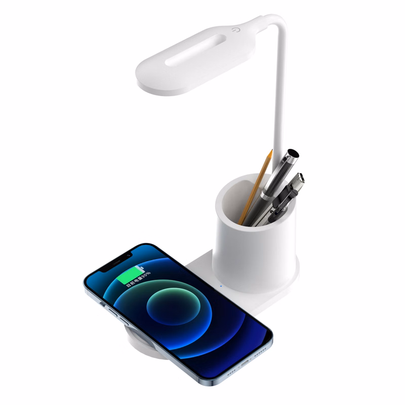 Desk Lamp With Wireless Charger