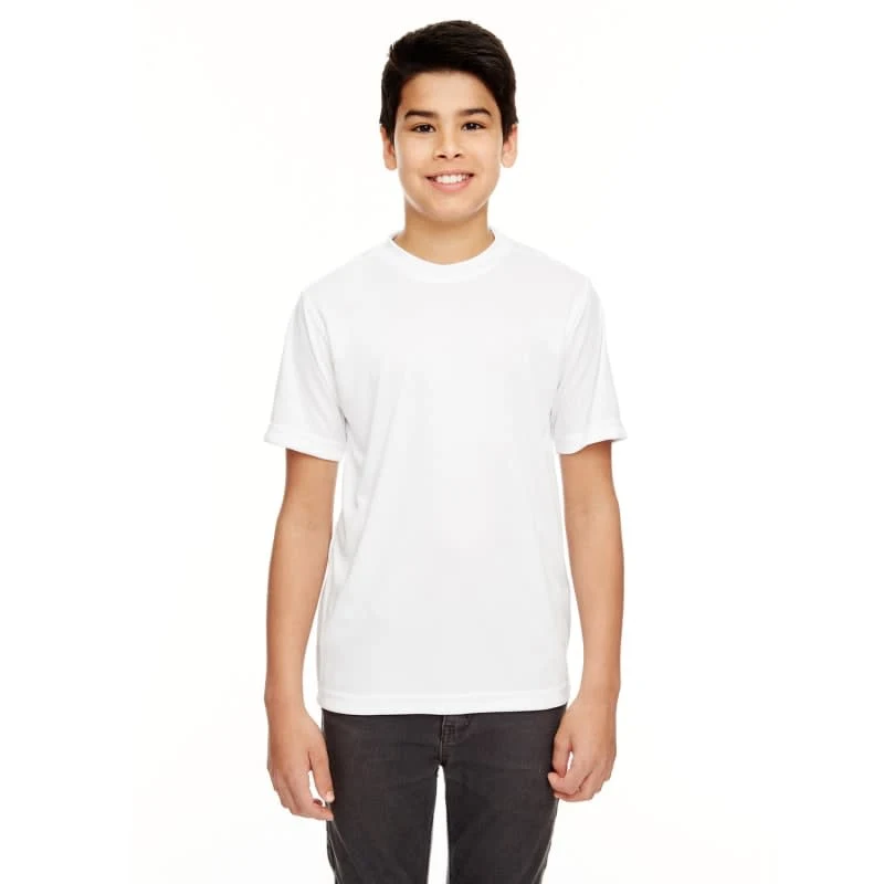 UltraClub Youth Cool & Dry Basic Performance T-Shirt 1