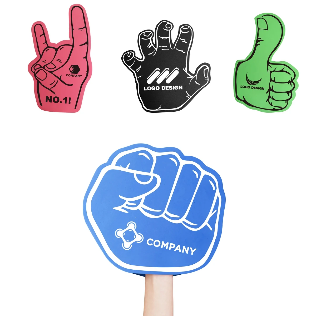 Foam Gesture Mitts 1