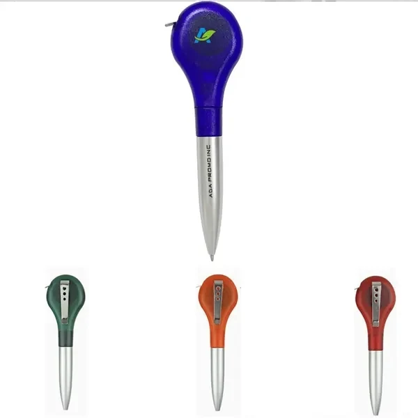 2 in 1 Retractable Tape Measure Ruler Writing Ballpoint Pen 1