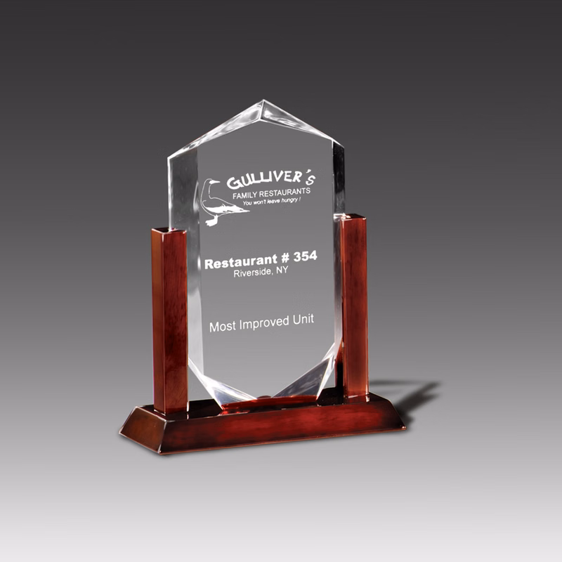 Royal Crown Faceted Award (6"x9"x3-1/8")