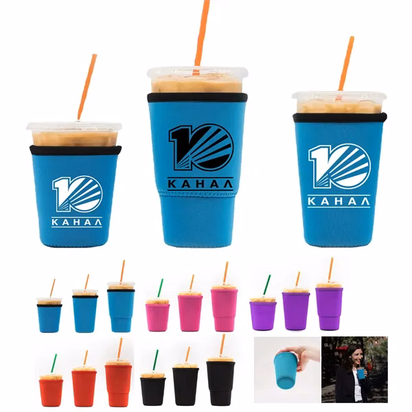 3PCS Reusable Iced Coffee Neoprene Sleeve