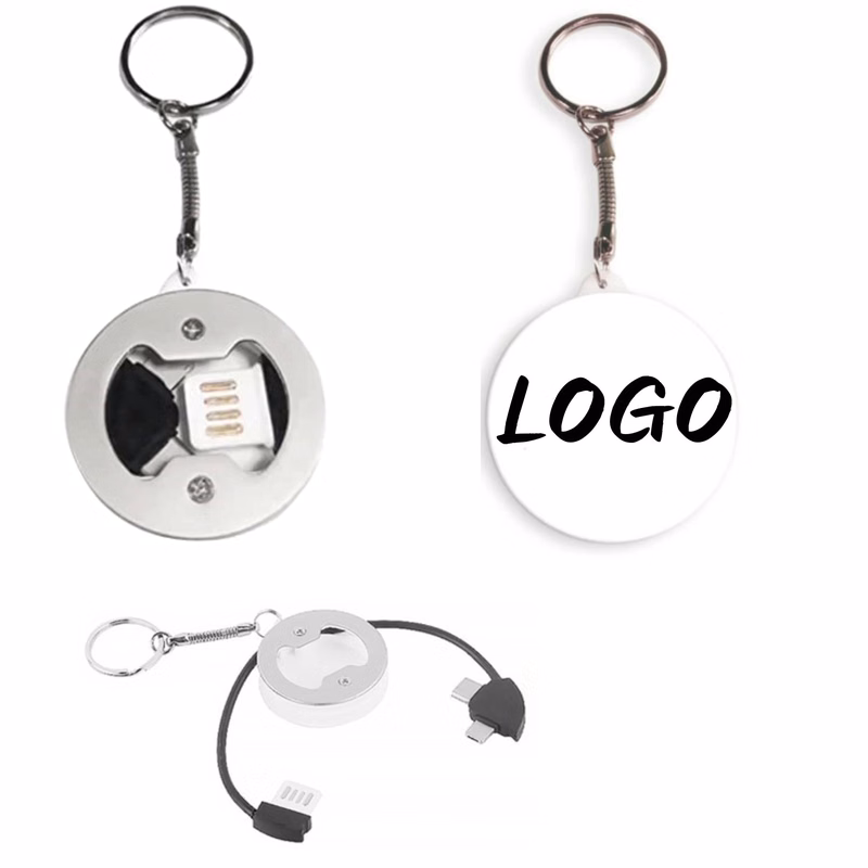 Bottle Opener With 3-In-1 Charging Cable