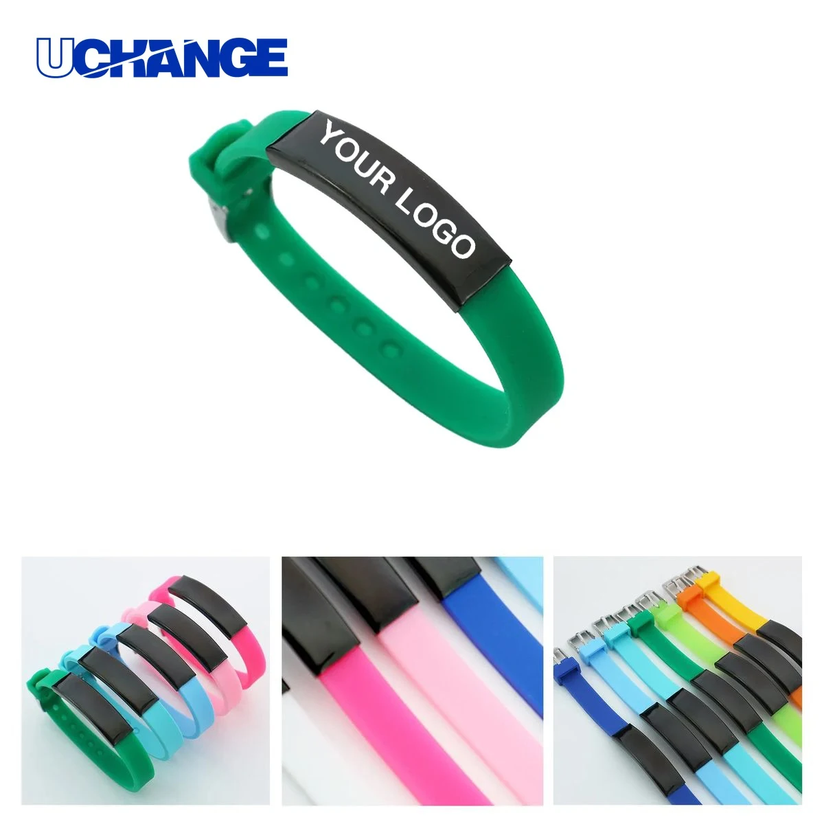 Adjustable Glidelock Silicone Bracelet 1