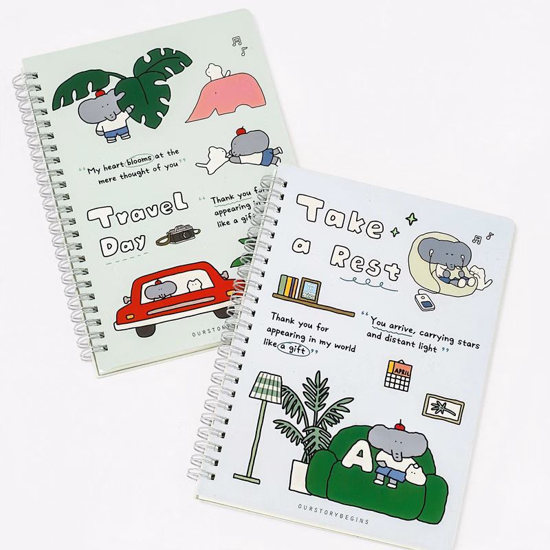 A5 Spiral Notebook W/ Full Color Cover