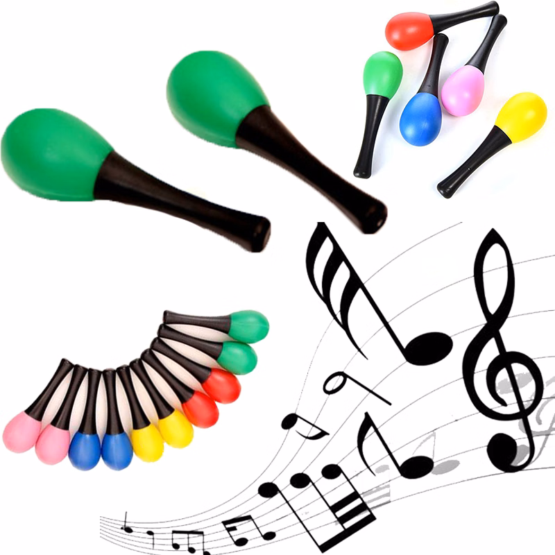 Plastic Sand Hammers Sound Toy