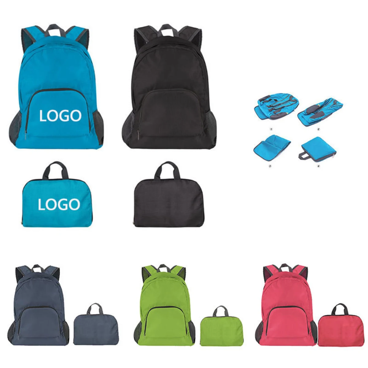 420D Foldable Backpack 1