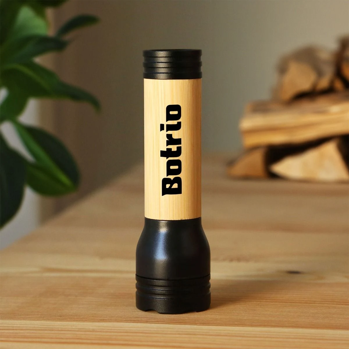 Bamboo Rechargeable Flashlight 1
