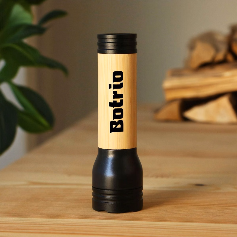 Bamboo Rechargeable Flashlight