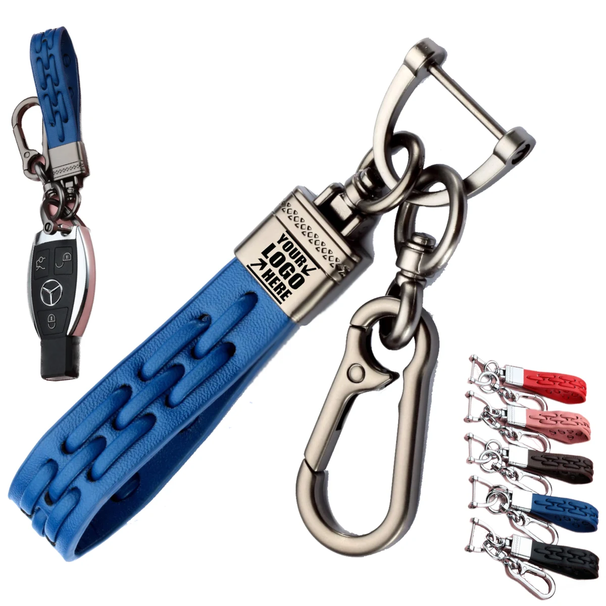 Key Chain With PU Belt For Car Key 1