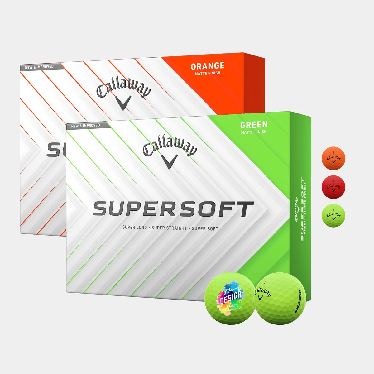 Callaway® 12 Pack Supersoft Matte Golf Balls 1