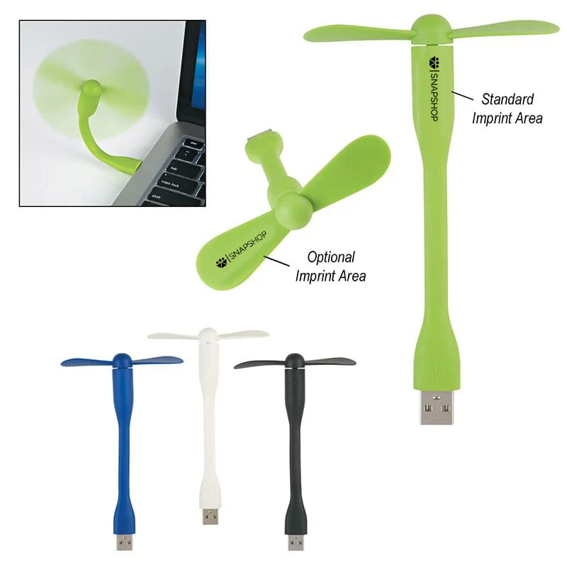 Flexible Plastic Fan with USB Cable 1
