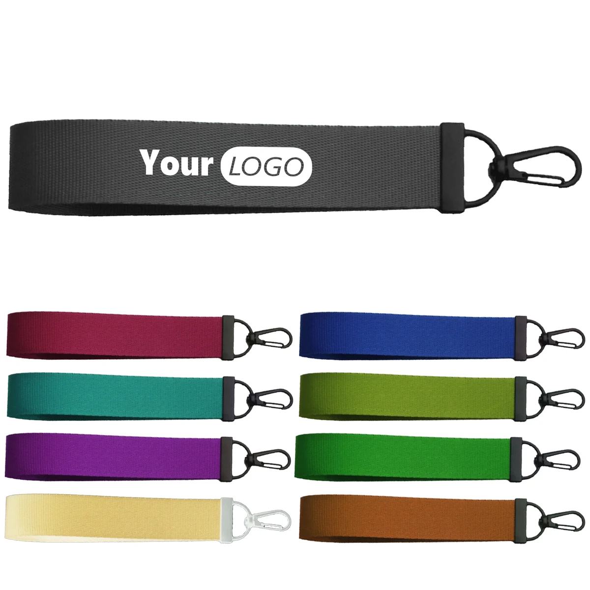 Nylon Personalized Creative Solid Color Keychain 1