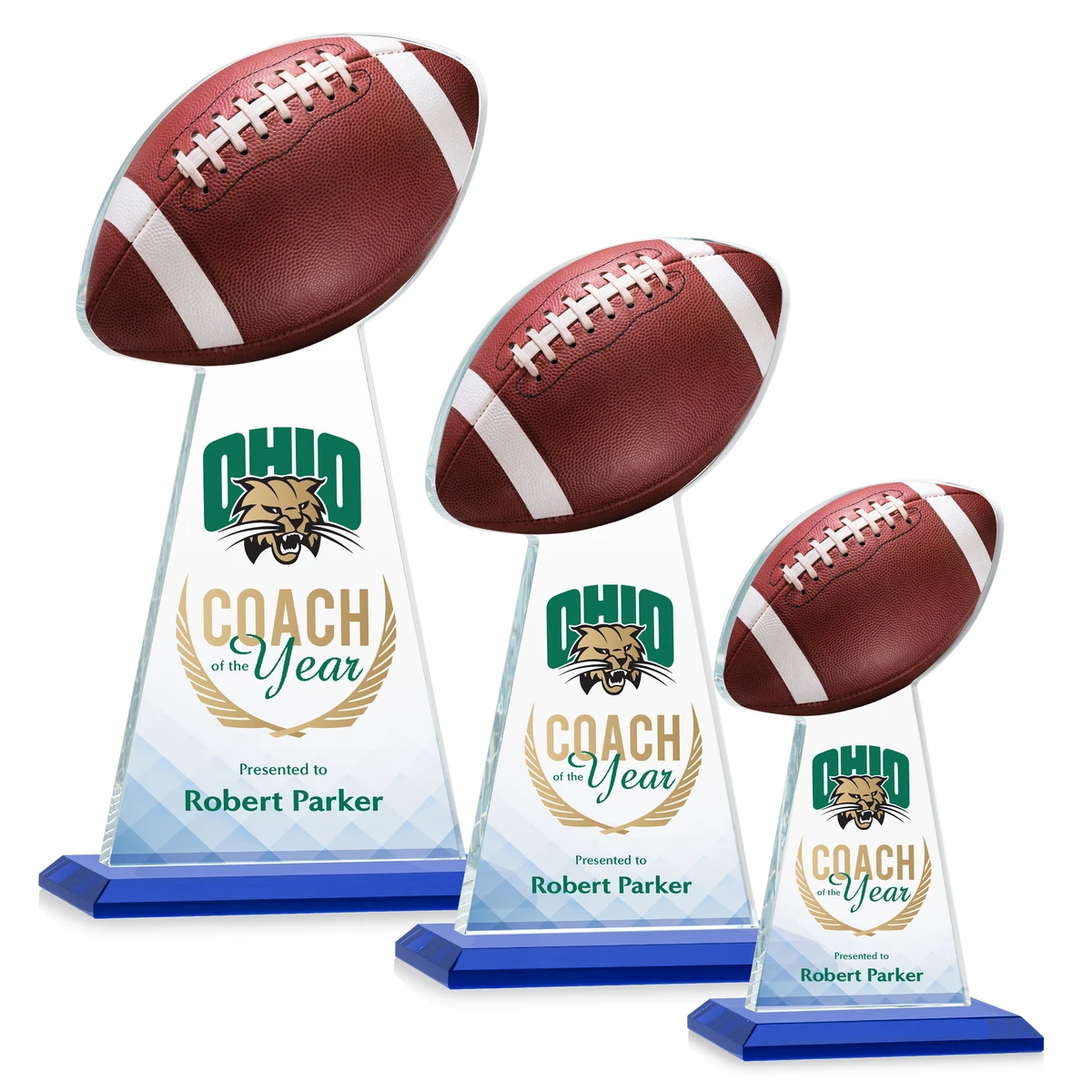 Edenwood Football VividPrint™ Award - Blue 1