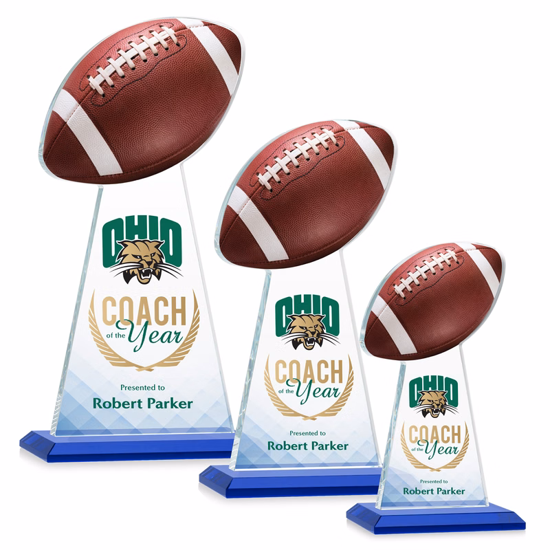 Edenwood Football VividPrint™ Award - Blue