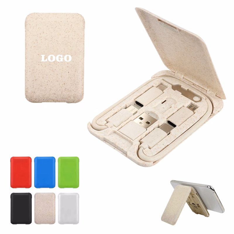 Degradable Card Sized Data Cable Box