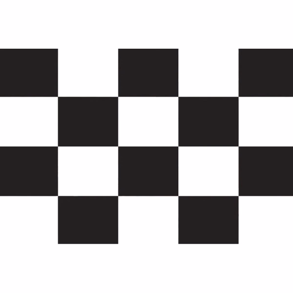 Checkered Racing Stick Flags - ePoly