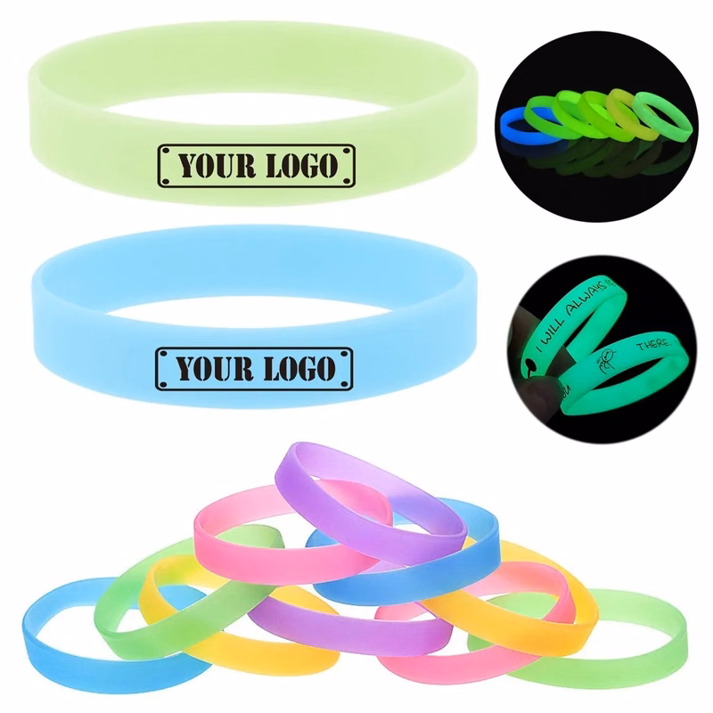 Glow In The Dark Silicone Wristband