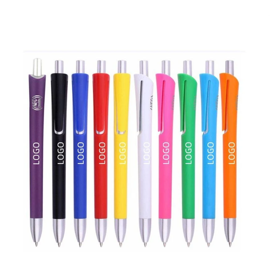 NFC Plastic Ballpoint Pen, custom pen with logo imprint 1