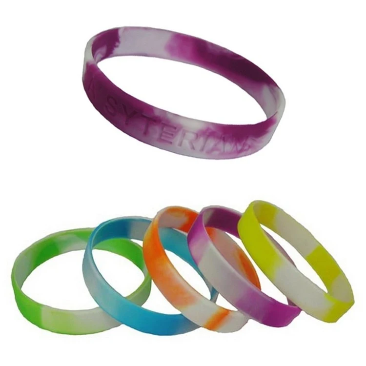 Mixed Color Silicone Bracelet 1