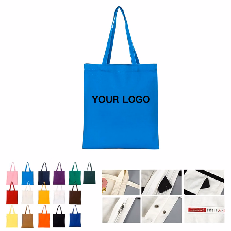 Sturdy Canvas Tote Bag with Dual Carry Handles
