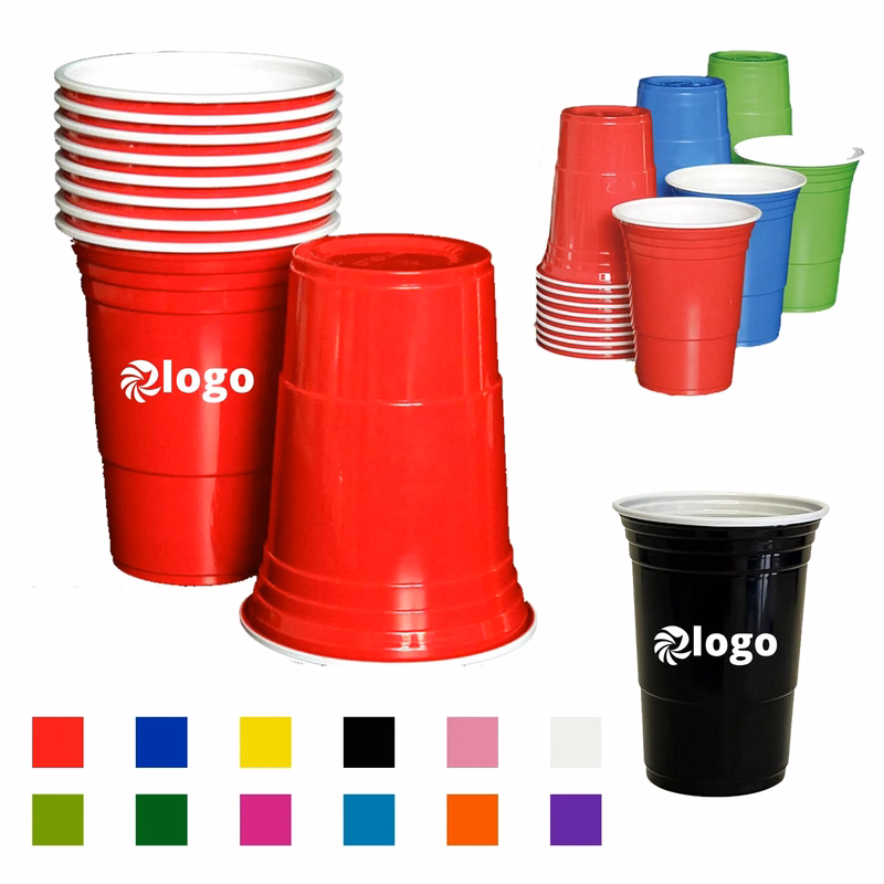 16 oz. Disposable Single Wall Plastic Stadium Party Cup