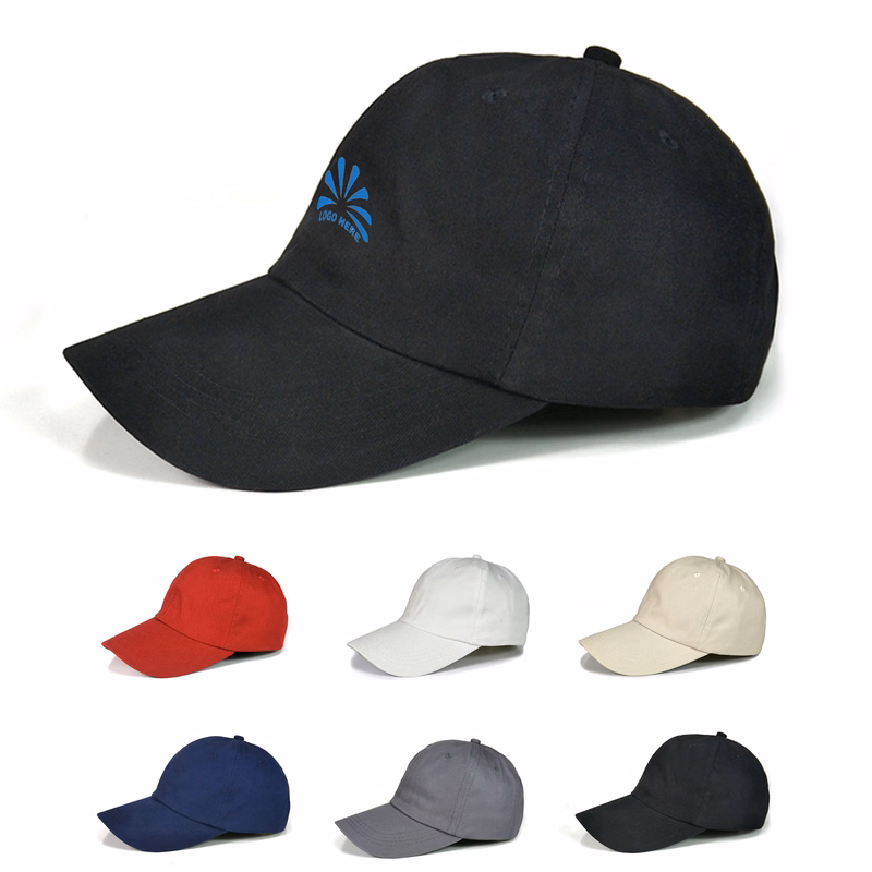 Custom Logo Adjustable Washed Baseball Cap 100% Cotton